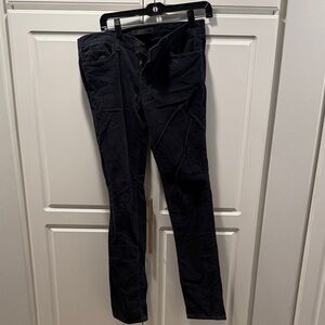 J Brand Women's Black Corduroy Pants Sz 31